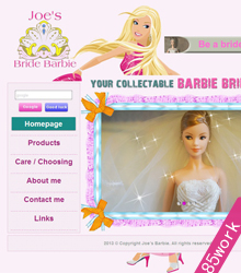 <b>barbie电子商务学生网页设计制作作业</b>