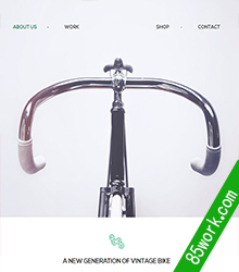 DW自行车网页设计制作作业